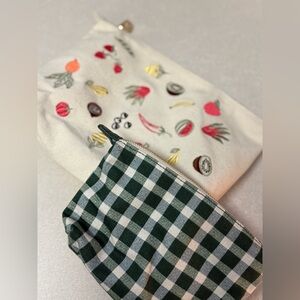 Universal Thread Green and White Gingham Bag